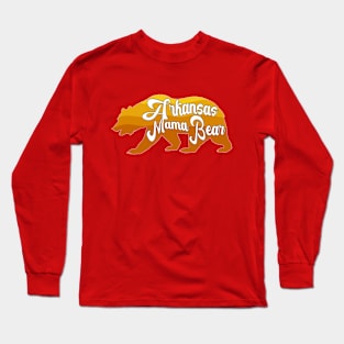 Arkansas Mama Bear Design Long Sleeve T-Shirt